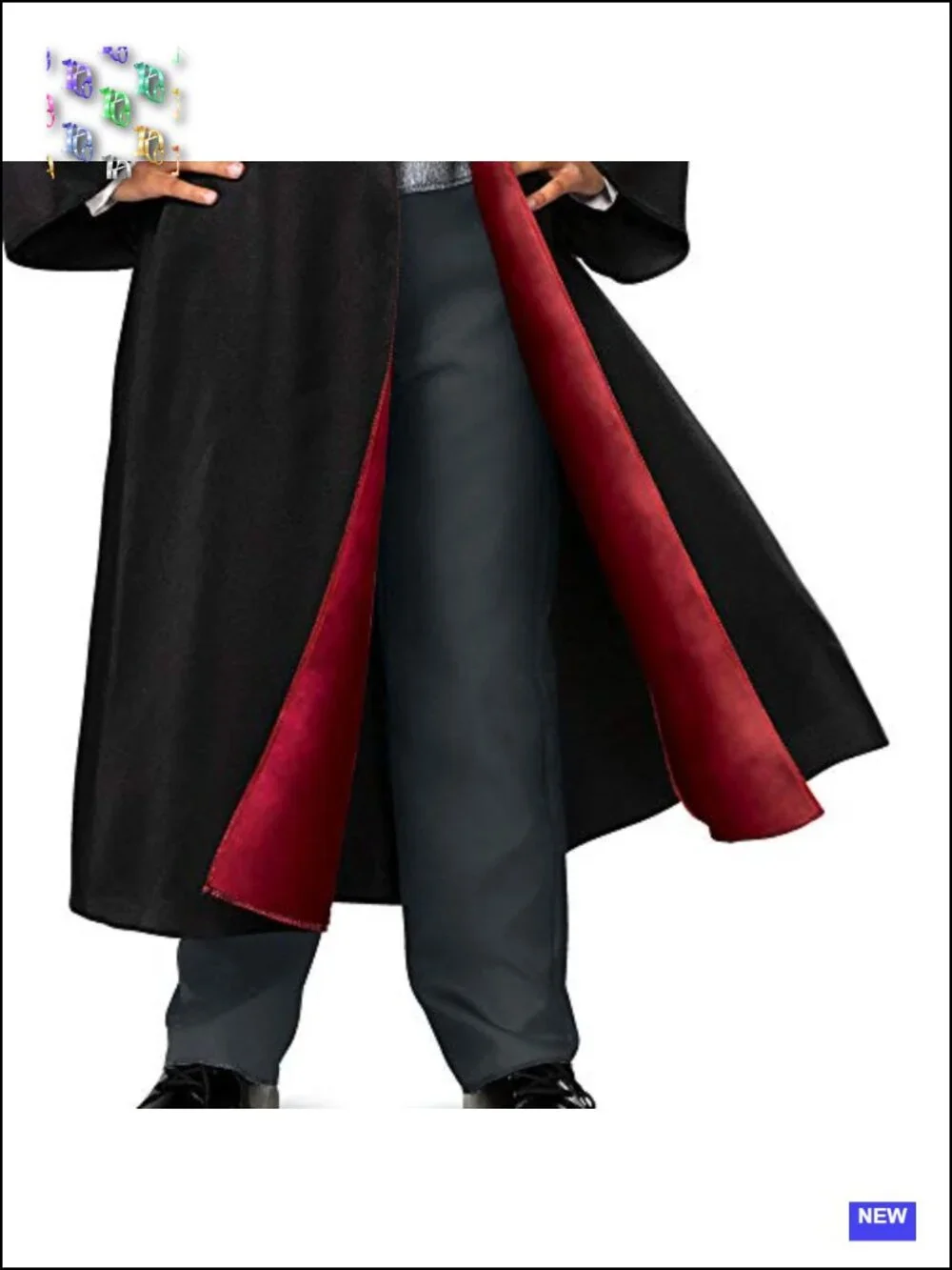 Harry Potter Deluxe Boys Costume Robe with Jumpsuit, Twill Gryffindor